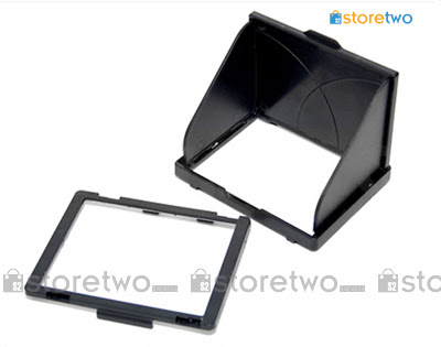 JJC Sony SH-L1AM LCD Pop-up Screen Hood Shade for Sony A450, A380, A330, A230