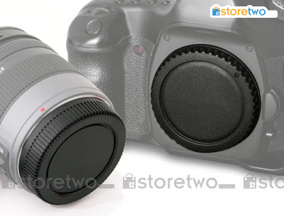 Rear Lens + Camera Body Caps for Nikon Camera