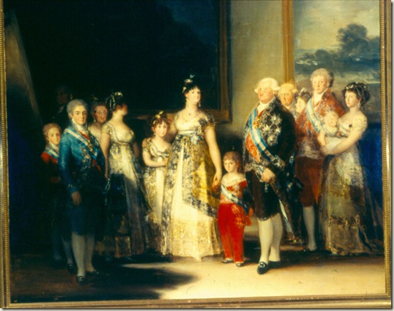 A família de Carlos IV, Goya, 1800