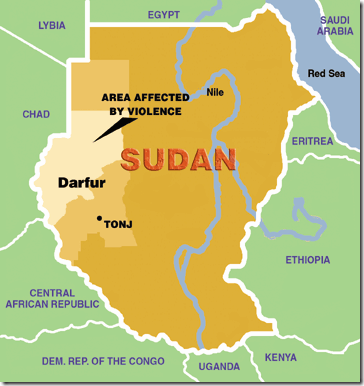 Mapa, Sudão