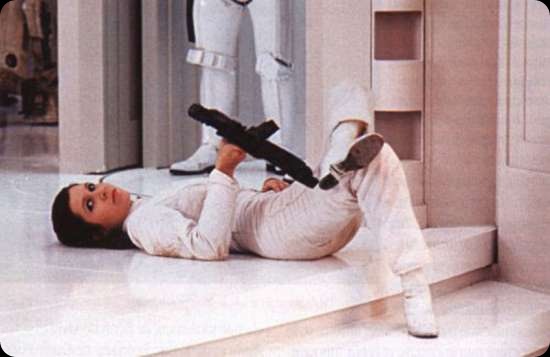 behind the scenes star wars episode iv CARRIE FISHER