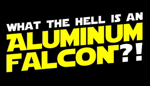 cool star wars photos Aluminum Falcon