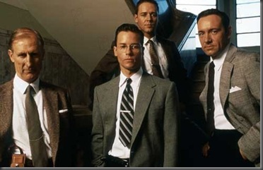 L.A. Confidential
1997
Réal. : Curtis Hanson 
James Cromwell
Guy Pearce
Russel Crowe
Kevin Spacey

Collection Christophel