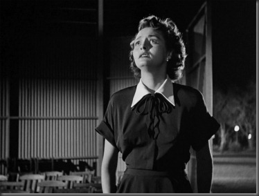 Patricia Neal as Helen Bensen in 'The Day The Earth Stood Still, ' the 1951 science fiction movie directed by Robert Wise. Initial theatrical release on September 28, 1951. Screen capture. © 1951 Twentieth Century Fox. Credit:  © Twentieth Century Fox / Flickr / Courtesy Pikturz. 
Image intended only for use to help promote the film, in an editorial, non-commercial context. 