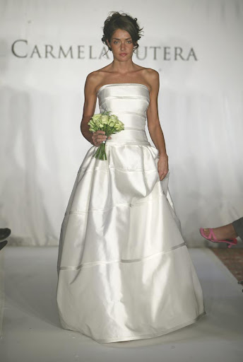 Carmela Sutera ; Simple Wedding Dress 323