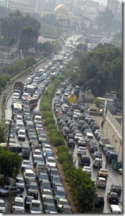 Traffic in Lebanon