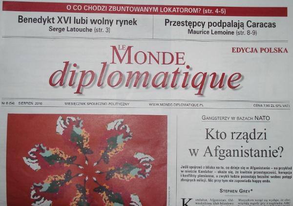 Le Monde diplomatique, edycja polska, sierpień 2010