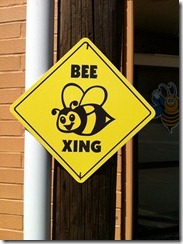 bee crossing