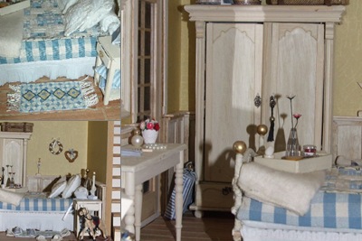 Bellevu slaapkamer weergegeven