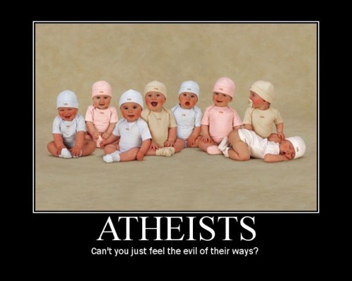 Atheist baby motivational