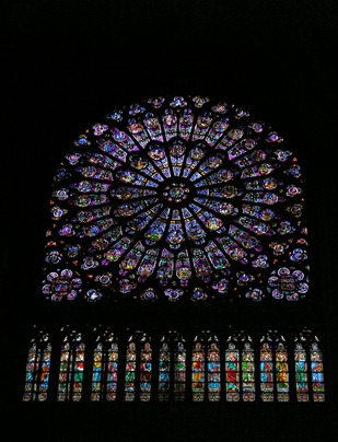Interior - Nortre Dame Cathedral in Paris