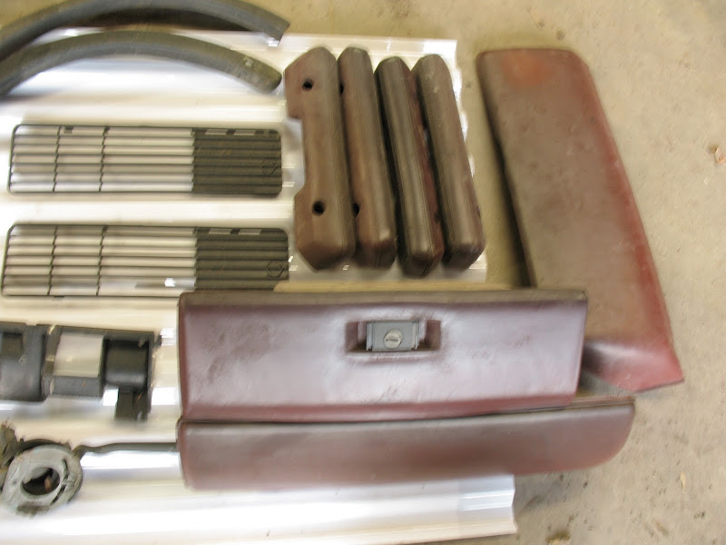 FS: Rabbit red interior center vents, glove box, under dash trim, arm ...