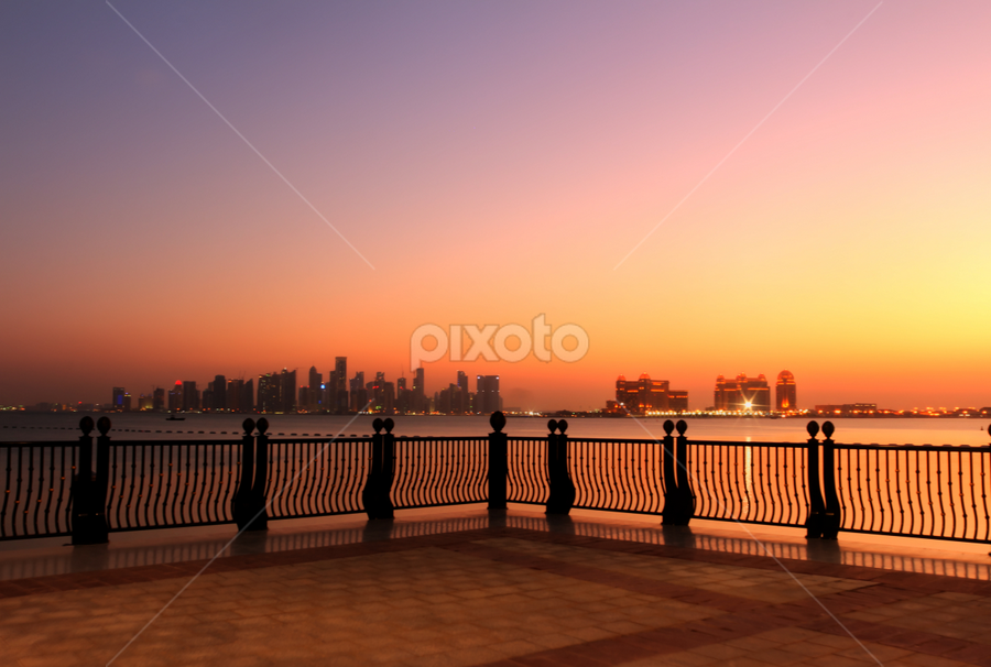 Doha City by Naser Eid - Landscapes Sunsets & Sunrises