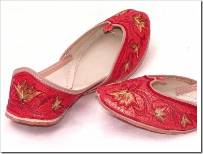 Red Indian Ethnic Wear, Ladies footwear Punjabi Shoes Jutis 