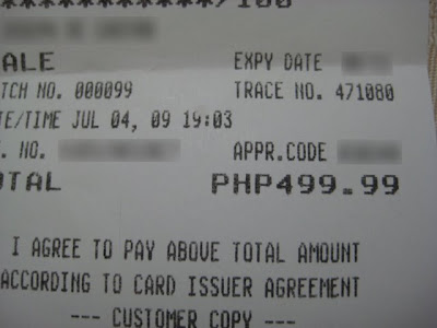That's one centavo shy of P500! How rare!