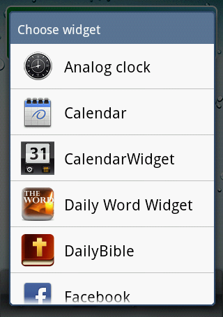 DailyWord Widget