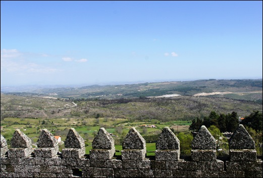 9.Trancoso -  castelo medieval - vista a partir do