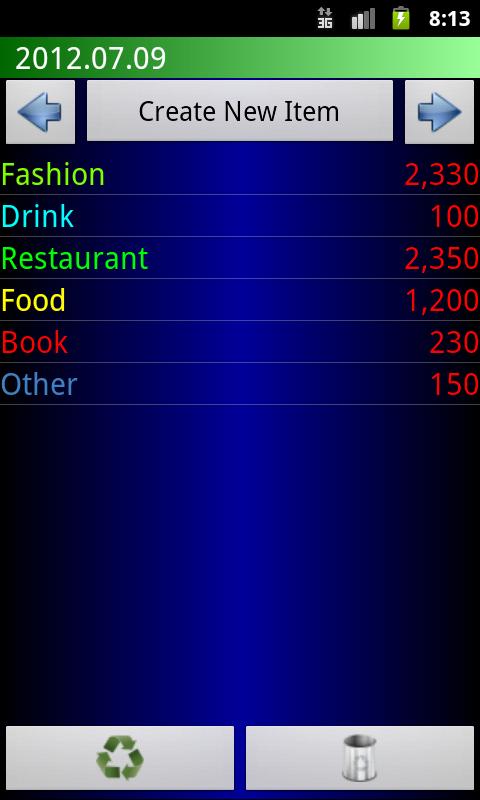 Expense Note Screen 2