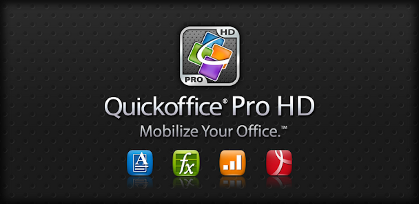 Quickoffice Pro HD (for Honeycomb Tablets) v5.0.308