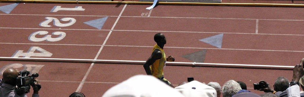 Usain Bolt at the 2010 Penn Relays