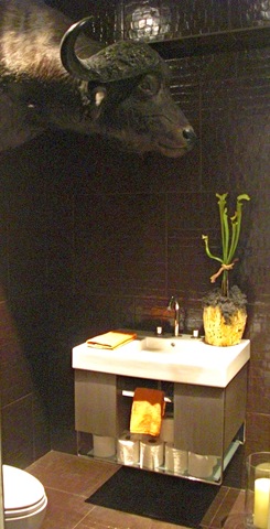 Erin Martin Powder Room, Metropolitan Home Modern by Design Showhouse 2009