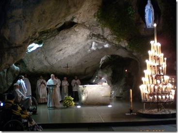 Fr. Joseph Gospel Reading at the Grotto Mass