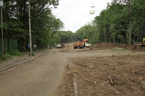 земляные работы со стороны Новгородской