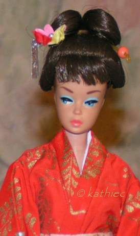 Barbie Fashion Queen Wig Wardrobe Midge Barbie in Japan 1960s Mattel dolls