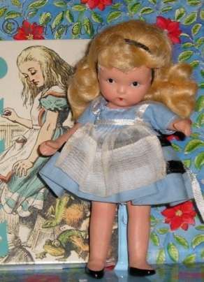 Alice in Wonderland Nancy Ann Storybook doll bisque