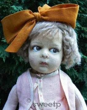 Lenci 110 series felt doll 1920s