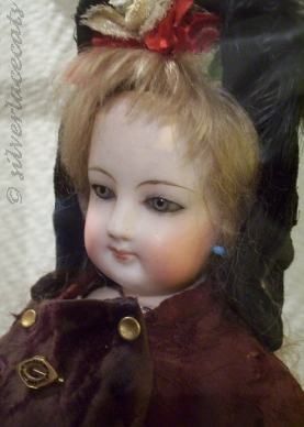 Antique bisque doll Jumeau French Fashion 1870s