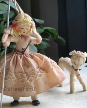 Baps doll Edith von Arps German Germany Little Bo Peep sheep 1940s 1950s