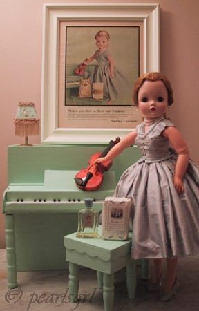 Madame Alexander Cissy doll Yardley ads 1950s