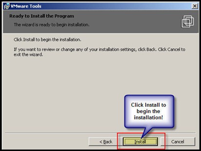 Upgrading VMware Tools
