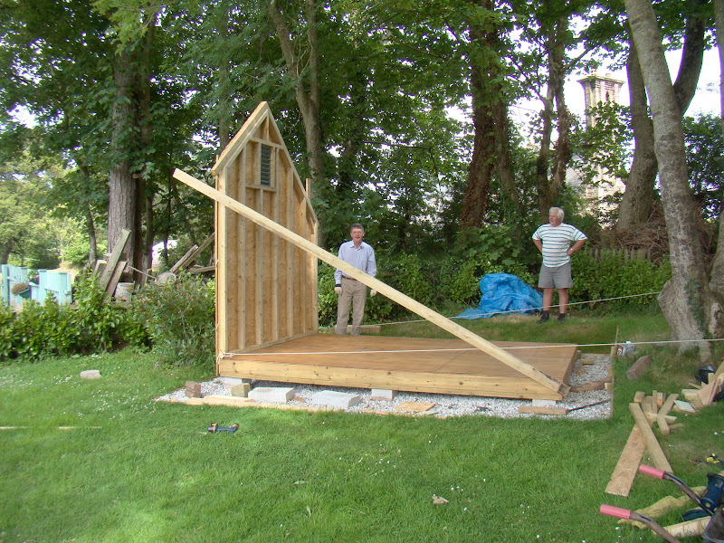 New England Style saltbox roof shed (lots of piccies 