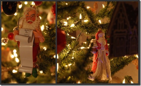 Santa orniments 1 collage