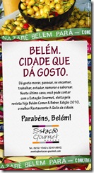 Anúncio Estação Gourmet aniversário de Belém - LB