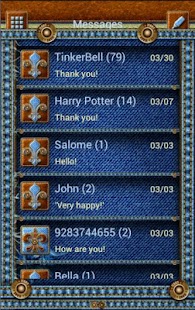 Free Download GOSMS/POPUP Jeans Leather APK