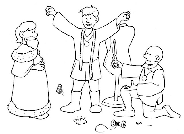 The Emperor's New Clothes Coloring Pages