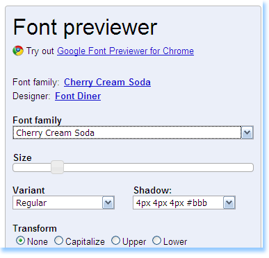 Google Font-Previewer-Tricks