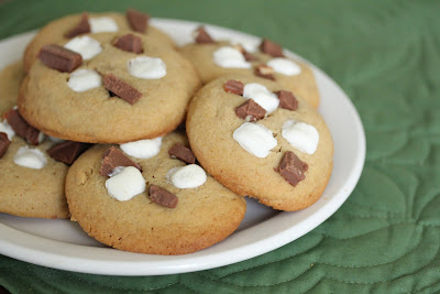 photo of a plate of Smores cookies