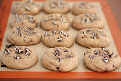 photo of cookies on a baking sheet