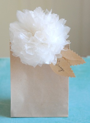 nice package blog wax paper flower