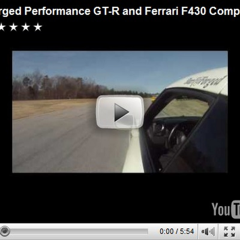 Nissan GT-R vs Ferrari F430GT Video