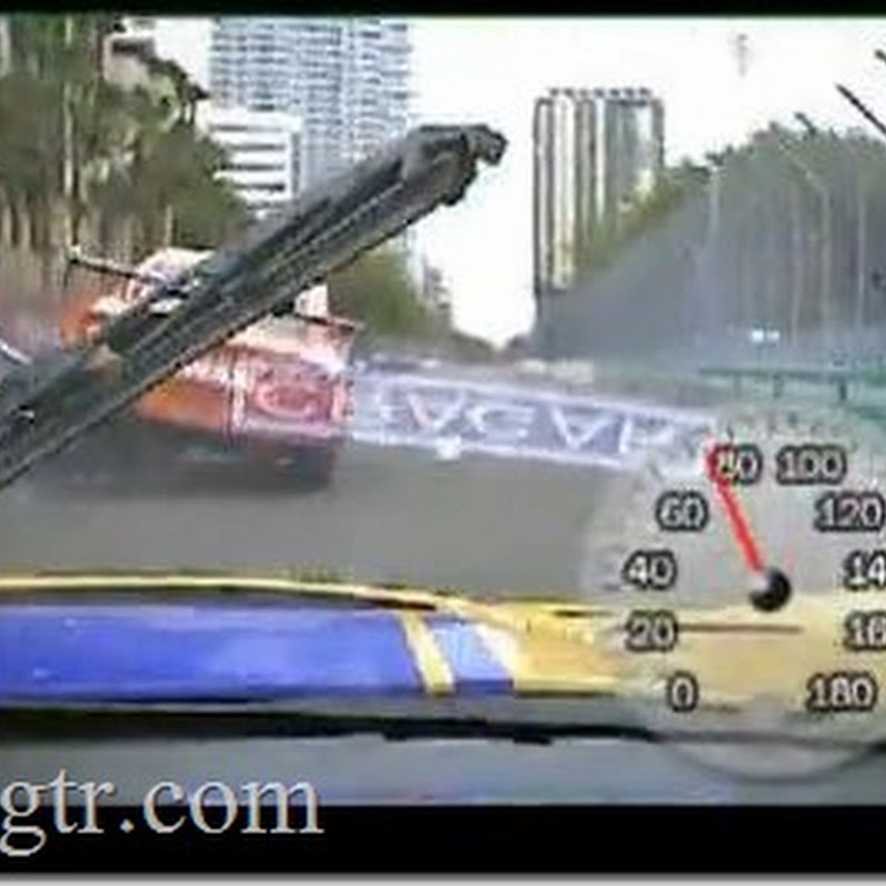 In Car Video: GT-R Running Over Porsche