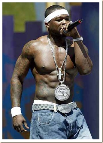 50 Cent performing