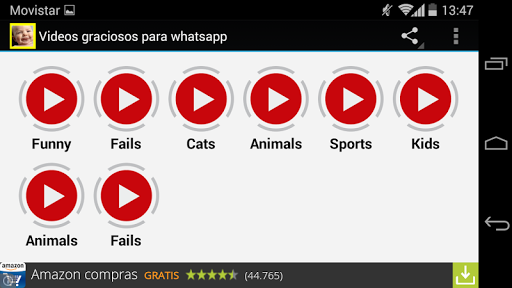 【免費媒體與影片App】Videos graciosos para WhatsApp-APP點子