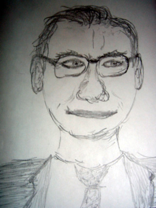 Sketch of Warren Buffet