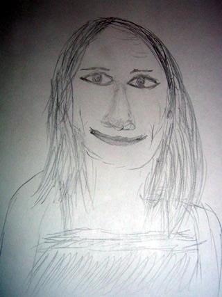 Sketch of Nina Persson