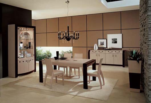 modern home dining rooms